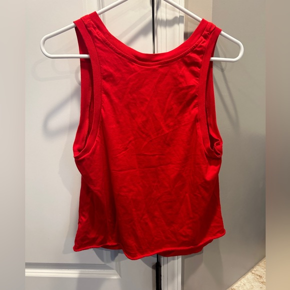 VS PINK Tank Top Red with Sparkly Stars Medium - Picture 6 of 10